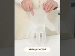 Găng tay TPE dùng một lần cao độ đàn hồi để bảo vệ linh hoạt