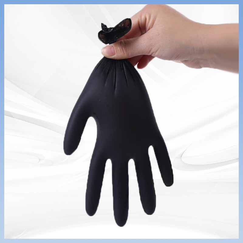 Anti Puncture Găng tay PVC dùng một lần dễ dàng xử lý động vật Màu đen