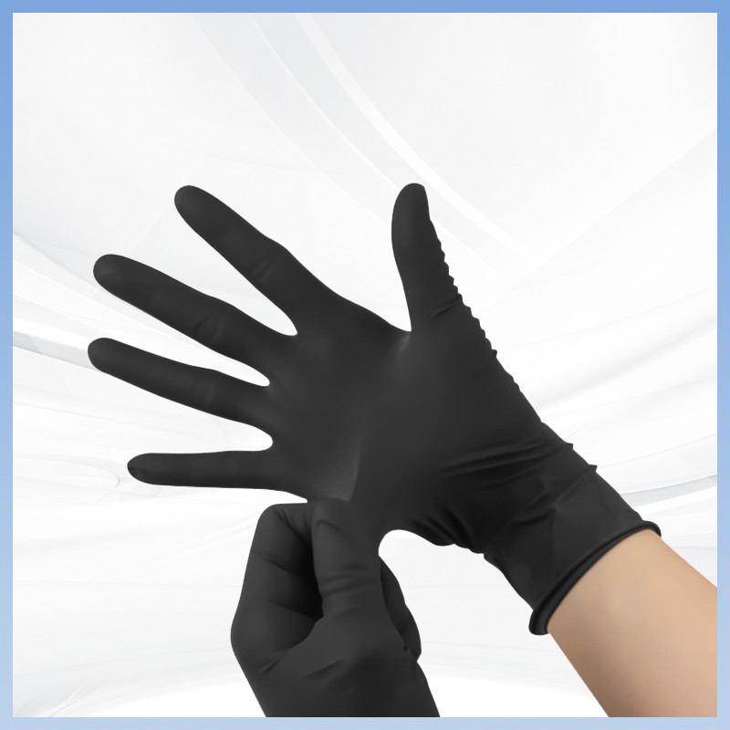 Găng tay Latex với logo tùy chỉnh Găng tay Latex dùng một lần để làm sạch và chuẩn bị thực phẩm